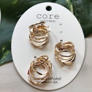 Geometric ring set 🌼